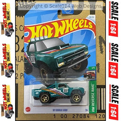 Hot Wheels - '87 Dodge D100 - Mainline (HW Reverse Rake) 38/250