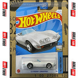 Hot Wheels - '72 Stingray Convertible (White) - Mainline (Factory Fresh) 47/250