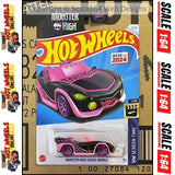Hot Wheels - Monster High Ghoul Mobile (Black) - Mainline (HW Screen Time) 3/250 *2024 FIRST EDITION*