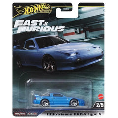 Hot Wheels - 1:64 - 1996 Nissan 180SX Type X - Fast & Furious 2024 H Case