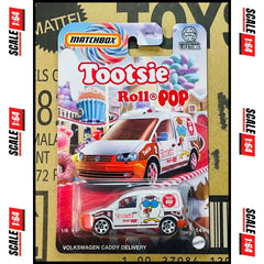 Matchbox - 1:64 - Volkswagen Caddy Delivery (Tootsie Roll Pop) - 2023 Candy Asmt. Mix