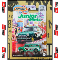 Matchbox - 1:64 - Austin Mini Van (Junior Mints) - 2023 Candy Asmt. Mix