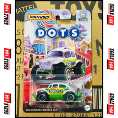 Matchbox - 1:64 - Volkswagen Beetle 4x4 (DOTS) - 2023 Candy Asmt. Mix