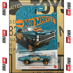 Hot Wheels - 1:64 - '65 Mercury Comet Cyclone - Blue & Gold 2024 (56th Anniversary Blue & Gold Series) - Mix 1