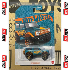 Hot Wheels - 1:64 - '21 Ford Bronco - Blue & Gold 2024 (56th Anniversary Blue & Gold Series) - Mix 1