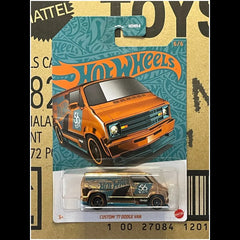 [CHASE] Hot Wheels - 1:64 - Custom '77 Dodge Van - Blue & Gold 2024 (56th Anniversary Blue & Gold Series) - Mix 2