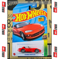 Hot Wheels - '92 Dodge Viper RT/10 (Viper Red) - Mainline (HW Exotics) 236/250 *FIRST EDITION*