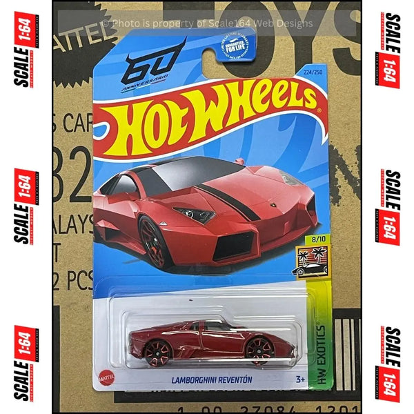 Hot Wheels - Lamborghini Reventon (Red) - Mainline (HW