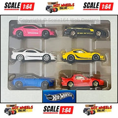 Hot Wheels - 1:64 - Streets of Japan Multi-Pack 6 Car Set