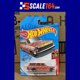 Hot Wheels - '64 Chevy Nova Wagon (Orange w/Flames) - Mainline (HW Flames) 141/250