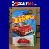 Hot Wheels - Fiat 500e (Red) - Mainline (HW Green Speed) 144/250