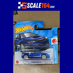 Hot Wheels - Subaru WRX STi (Blue) - Mainline Short Card (HW J-Imports) 21/250