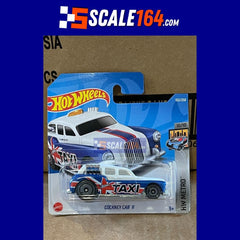 Hot Wheels - Cockney Cab II (White) - Mainline Short Card (HW Metro) 102/250