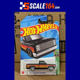 Hot Wheels - '83 Chevy Silverado (Black) - Mainline (HW Slammed) 191/250