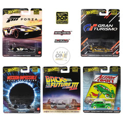 (PRE-ORDER) Hot Wheels - 1:64 - Pop Culture 2025 L Case - Mix 5 (Set Of 5)
