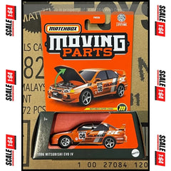 [SUPER CHASE] Matchbox - 1:64 - 1996 Mitsubishi EVO IV - Moving Parts 2024 Mix 4