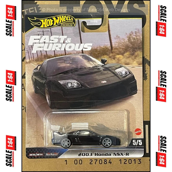 ミニカー Hotwheels FAST&FURIOUS Hot Wheels Premium Fast & Furious 2003 Honda NSX-R , Free