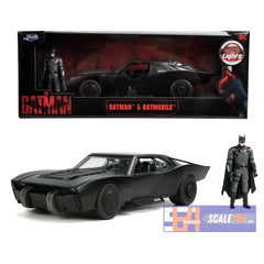 Jada - 1:18 - 2022 The Batman Batmobile with Batman Figure - Hollywood Rides