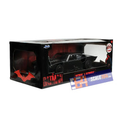 Jada - 1:18 - 2022 The Batman Batmobile with Batman Figure - Hollywood Rides