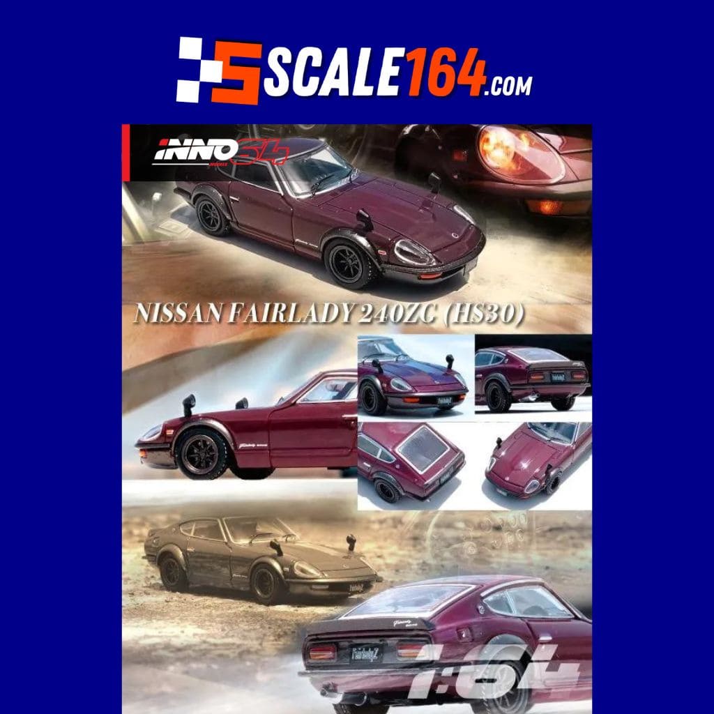 INNO64 - 1:64 - Nissan Fairlady 240ZC (H30) - Maroon