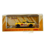 INNO64 - 1:64 - Nissan Hakotora Pickup Truck (MOTUL Livery) - Yellow