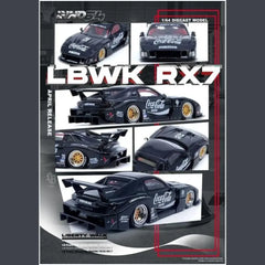 INNO64 - 1:64 - Mazda RX-7 (FD3S) LB-Super Silhouette - Black