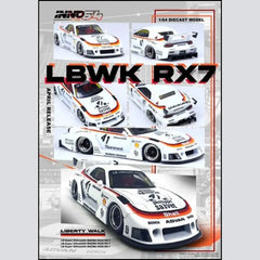 INNO64 - 1:64 - Mazda RX-7 (FD3S) LB-Super Silhouette - White