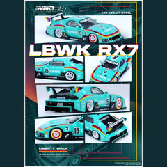 INNO64 - 1:64 - LBWK RX7 (FD3S) LB-SUPER SILHOUETTE (2024 Hobby Expo China Exclusive)