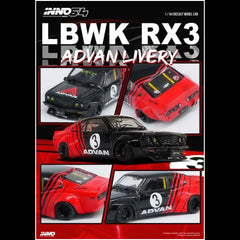 INNO64 - 1:64 - LBWK MAZDA RX3 SAVANNA “ADVAN LIVERY”