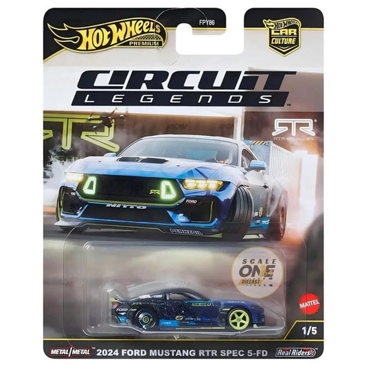(PRE-ORDER) Hot Wheels - 1:64 - 2025 Car Culture Mix 5 - Circuit Legends (Cases/Sets)