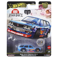 (PRE-ORDER) Hot Wheels - 1:64 - Mad Mike Mazda RX3 Wagon/Remorque - 2025 Car Culture Mix 7 - Ronin Run 2