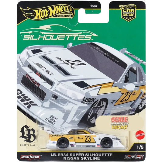 (PRE-ORDER) Hot Wheels - 1:64 - LB-ER34 Super Silhouette Nissan Skyline - Car Culture 2025 G Case - Silhouettes