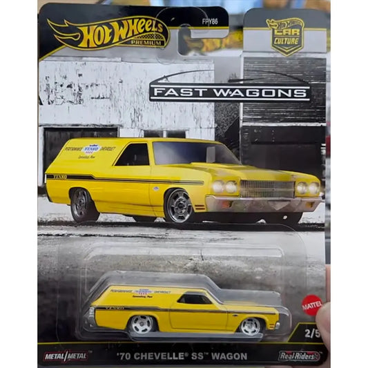 (PRE-ORDER) Hot Wheels - 1:64 - '70 Chevelle SS Wagon - 2025 Car Culture Mix 4 - Fast Wagons