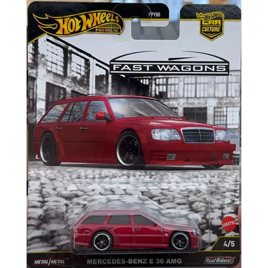 (PRE-ORDER) Hot Wheels - 1:64 - Mercedes Benz E 36 AMG - 2025 Car Culture Mix 4 - Fast Wagons