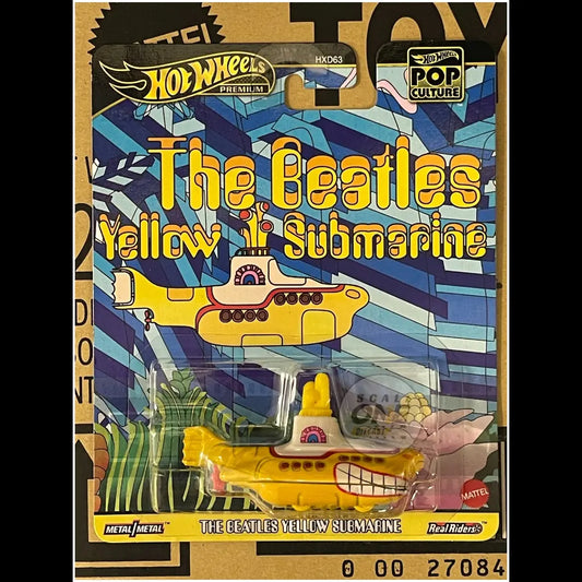 Hot Wheels - 1:64 - The Beatles Yellow Submarine (The Beatles Yellow Submarine) - Pop Culture 2025 H Case
