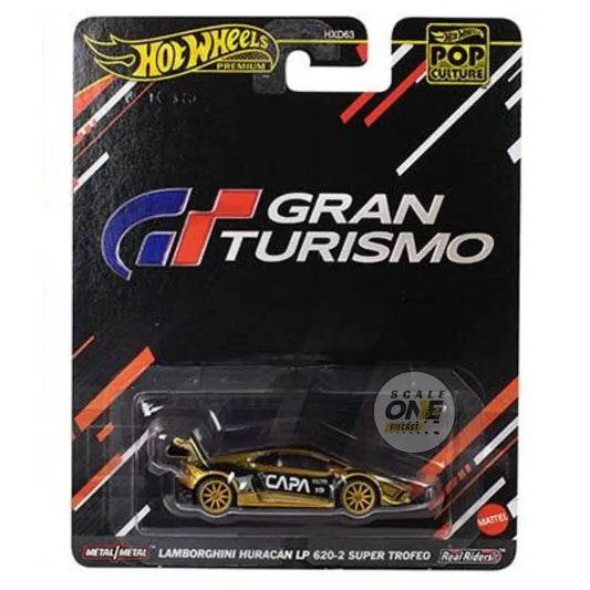 (PRE-ORDER) Hot Wheels - 1:64 -  Lamborghini Huracán LP 620-2 Super Trofeo (Gran Turismo) - Pop Culture 2025 L Case