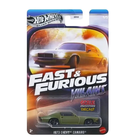 Hot Wheels - 1:64 - 1973 Chevy Camaro - Fast & Furious Series (Villains)