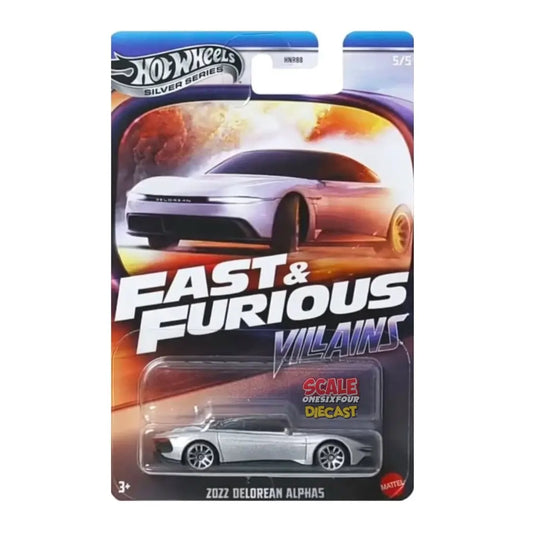 Hot Wheels - 1:64 - 2022 DeLorean Alpha5 - Fast & Furious Series (Villains)