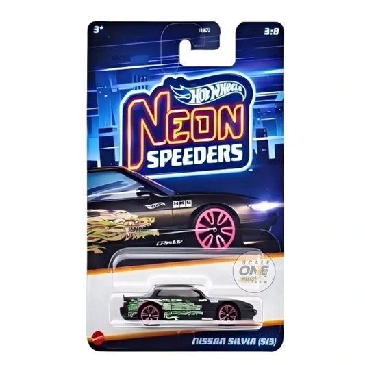 (PRE-ORDER) Hot Wheels - 1:64 - Nissan Silvia (S13) - Neon Speeders 2025 Mix 1