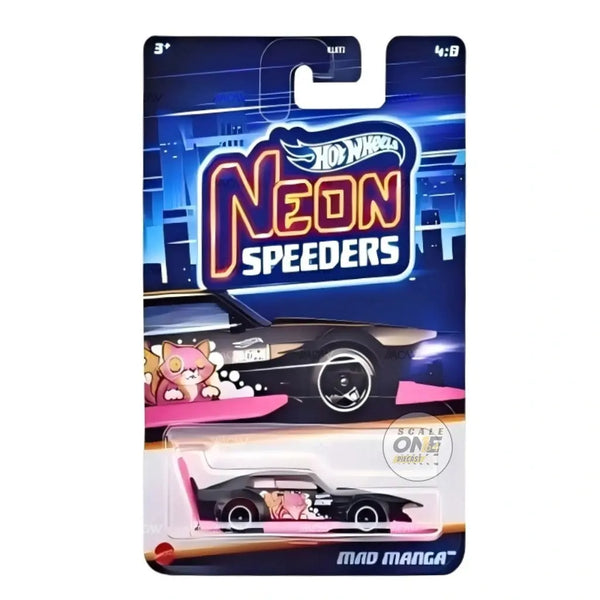 PRE-ORDER) Hot Wheels - 1:64 - Mad Manga - Neon Speeders