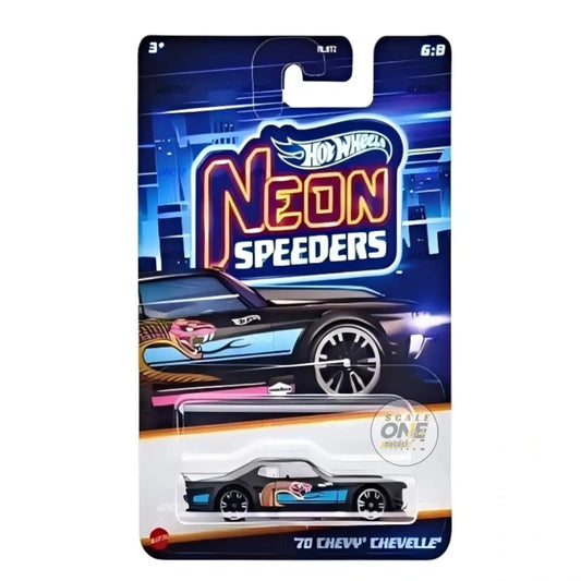 (PRE-ORDER) Hot Wheels - 1:64 - '70 Chevy Chevelle - Neon Speeders 2025 Mix 1