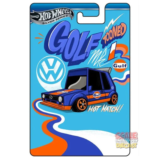 (PRE-ORDER) Hot Wheels - 1:64 - Tooned Volkswagen Golf MK1 Racing - Tooned Gulf