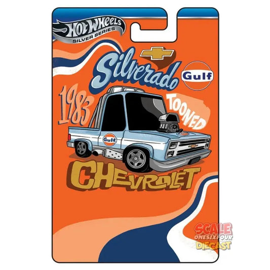 (PRE-ORDER) Hot Wheels - 1:64 - Tooned 1983 Chevrolet Silverado - Tooned Gulf