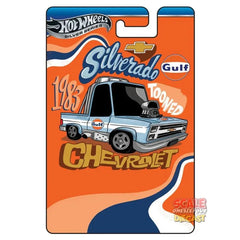 (PRE-ORDER) Hot Wheels - 1:64 - Tooned 1983 Chevrolet Silverado - Tooned Gulf