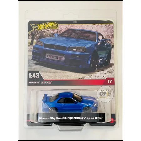 Hot Wheels - Premium 1:43 - Nissan Skyline GT-R (BNR34) V