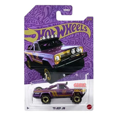 Hot Wheels - 1:64 - '73 Jeep J10 - Purple & Gold 2025 (57th Anniversary Purple & Gold Series) - Mix 1