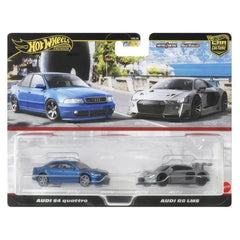 Hot Wheels - 1:64 - Audi S4 quattro / Audi R8 LMS (Audi) - Car Culture 2-Pack - 2024 Mix 4