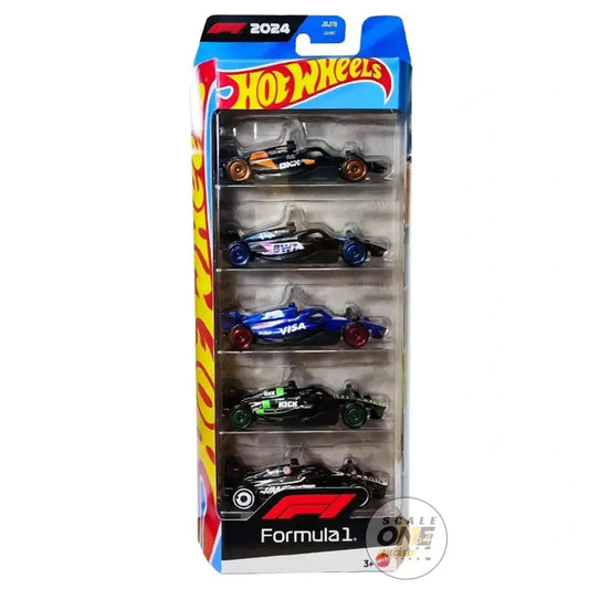 (PRE-ORDER) Hot Wheels - 1:64 - 2025 Formula 1 F1 5-Pack Race Team