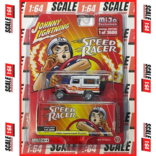 Johnny Lightning - 1:64 - 1980 Toyota Land Cruiser Speed Racer Livery Limited 3,600 pcs - MiJo Exclusives