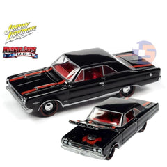 Johnny Lightning - 1:64 - 1967 Plymouth GTX - Gloss Black - Muscle Cars USA